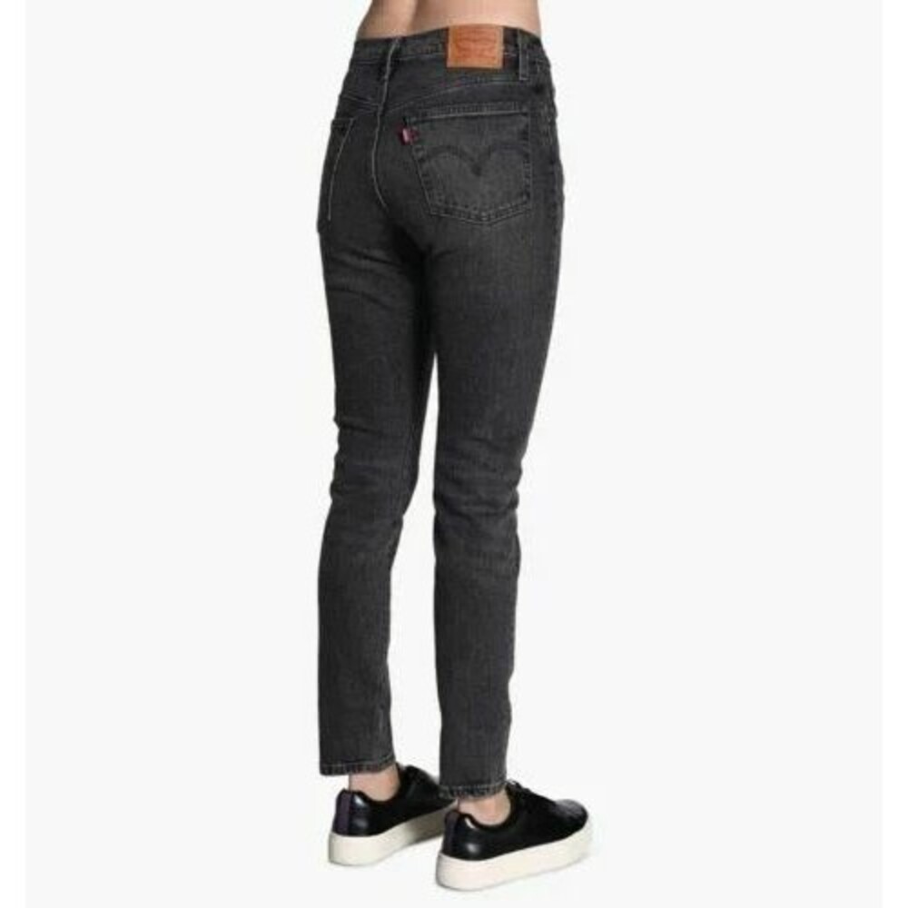 Levi's 501 Skinny High Rise Jeans - Black Coast - Womens 24 x 30 NEW